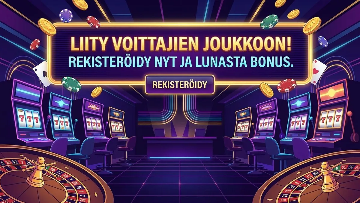 Rekisteröidy bonuksen kanssa